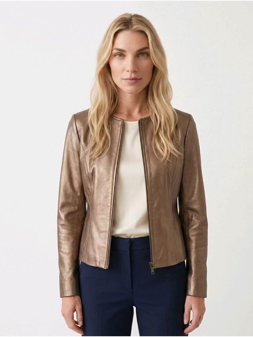 HP. HOLT Renfrew Leather Jacket